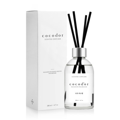 COCODOR COCODOR WHITE LABEL系列擴香瓶200ml-純淨皂香(三角盒與方盒包裝隨機出貨)