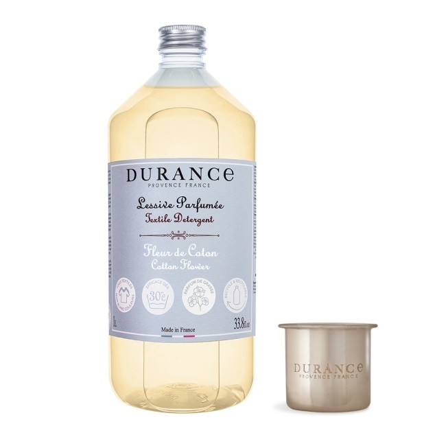 DURANCE朵昂思 香氛洗衣精(1L)-棉花田+洗劑量杯-專櫃公司貨