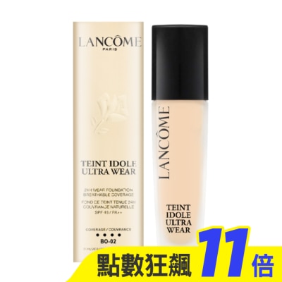 LANCOME蘭蔻 LANCOME蘭蔻 零粉感超持久粉底SPF48 PA++ 30ml(新) #BO-02