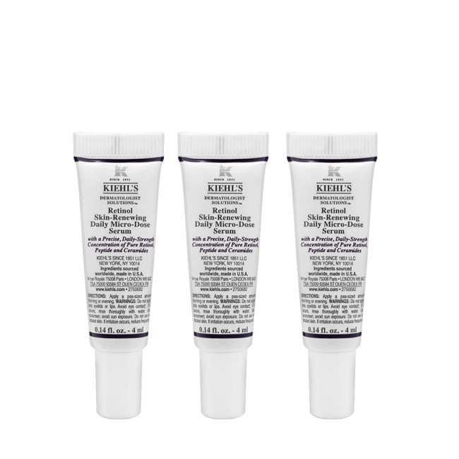 Kiehl’s契爾氏 A醇全能新生抗痕精華 4ml 三入組