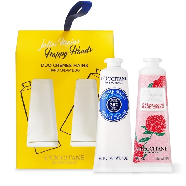 L Occitane L’Occitane 歐舒丹 熱銷雙入手霜禮盒組-乳油木+牡丹-專櫃公司貨