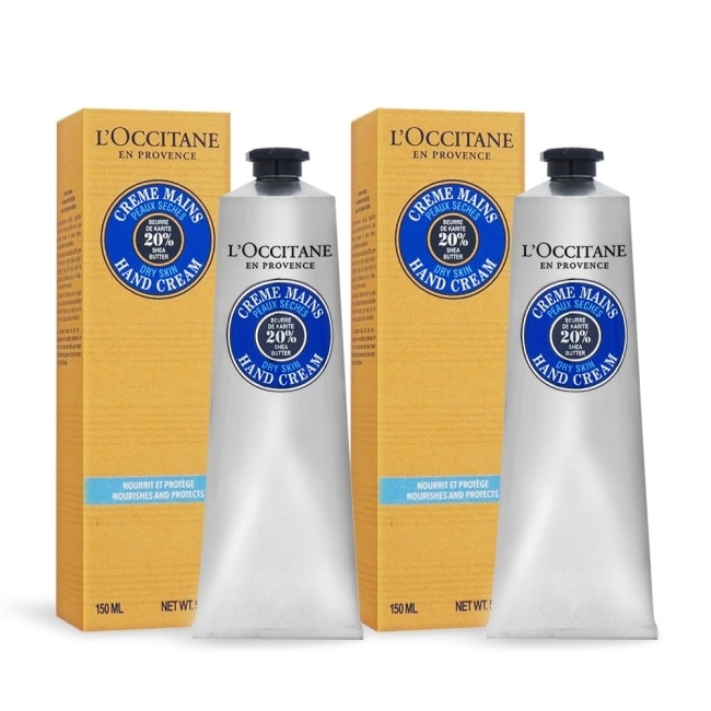 L’OCCITANE 歐舒丹 乳油木護手霜(150ml)X2-新版-國際航空版