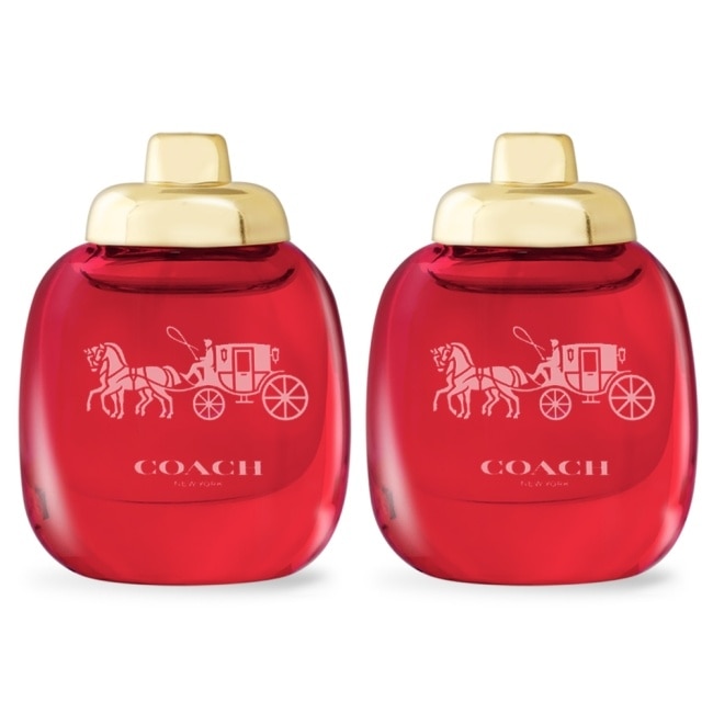 COACH 時尚戀紅淡香精迷你瓶(4.5mlX2)-專櫃公司貨