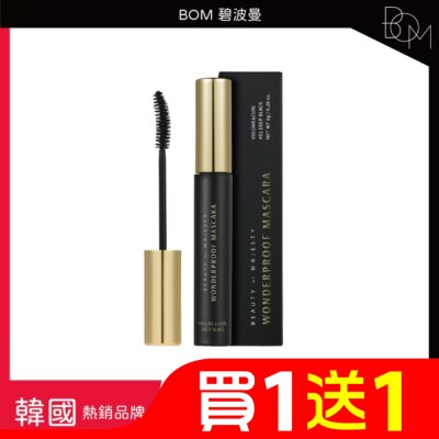 BOM BOM 奇妙防水睫毛膏 濃密&卷翹 #01黑色