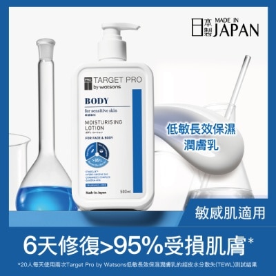 TARGET PRO肌膚專研 Target Pro 低敏長效保濕潤膚乳 500ml