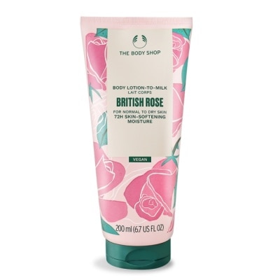 THE BODY SHOP THE BODY SHOP 英皇玫瑰嫩膚身體潤膚乳(200ml)-國際航空版