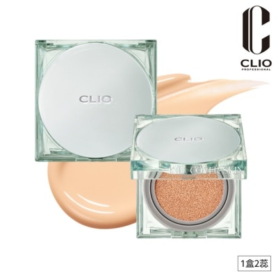CLIO 珂莉奧 珂莉奧 防沾染柔焦氣墊粉餅 SPF 50+ PA+++ (23N自然色)(15gx2)