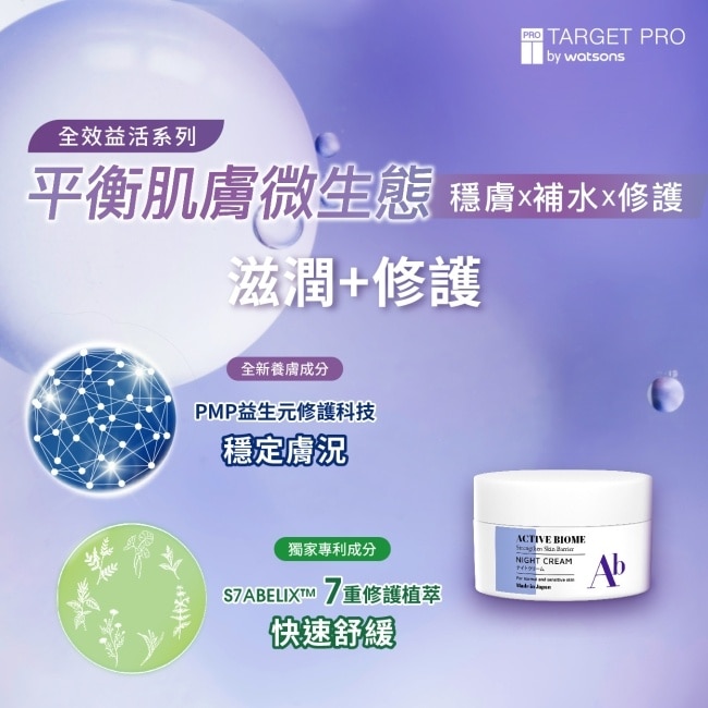 Target Pro 肌膚專研全效益活晚霜 50g
