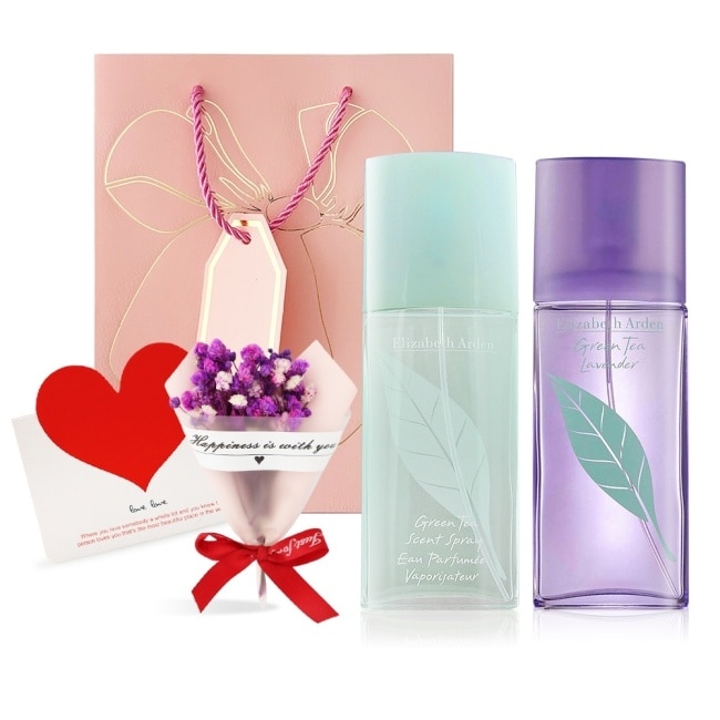 ARDEN 雅頓 綠茶+薰衣草淡香水雙入組100mlX2-國際航空版