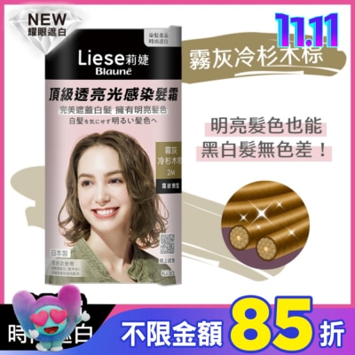 莉婕Liese 莉婕頂級透亮光感染髮霜 霧灰冷杉木棕