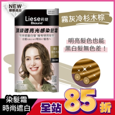 莉婕Liese 莉婕頂級透亮光感染髮霜 霧灰冷杉木棕