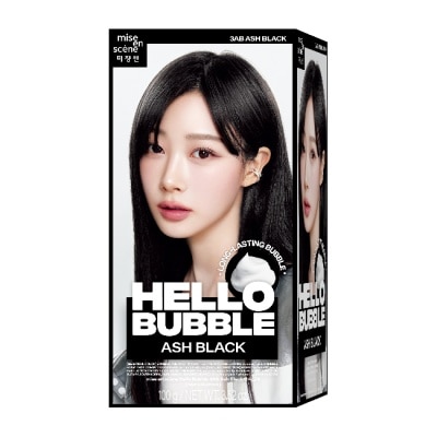 魅尚萱 魅尚萱 HELLO BUBBLE泡沫染髮劑 3AB 迷霧黑