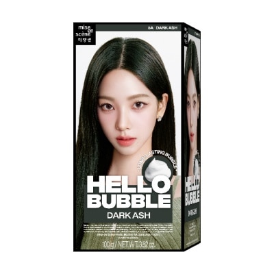 HELLO BUBBLE 魅尚萱 HELLO BUBBLE泡沫染髮劑 5A 霧灰黑