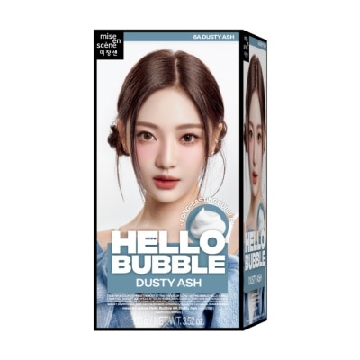 HELLO BUBBLE 魅尚萱 HELLO BUBBLE泡沫染髮劑 6A 煙灰