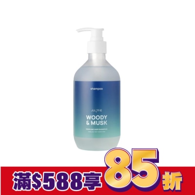 JUL7ME JUL7ME無矽靈保濕香氛洗髮精-木質麝香500ml