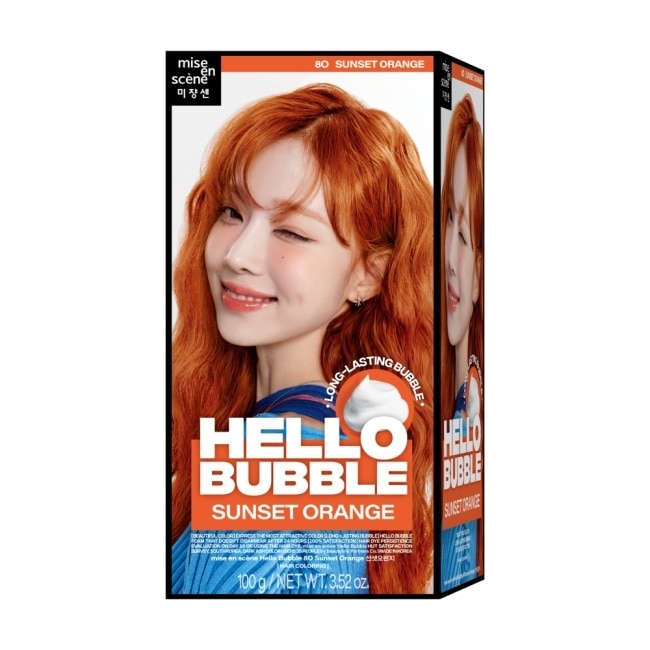 魅尚萱 HELLO BUBBLE泡沫染髮劑 8O 日落橙