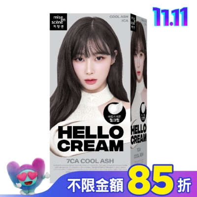 魅尚萱 魅尚萱HELLO CREAM染髮霜 7CA 薄荷灰棕