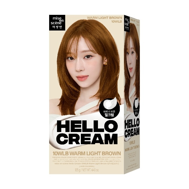 魅尚萱HELLO CREAM染髮霜 10WLB 太妃糖棕