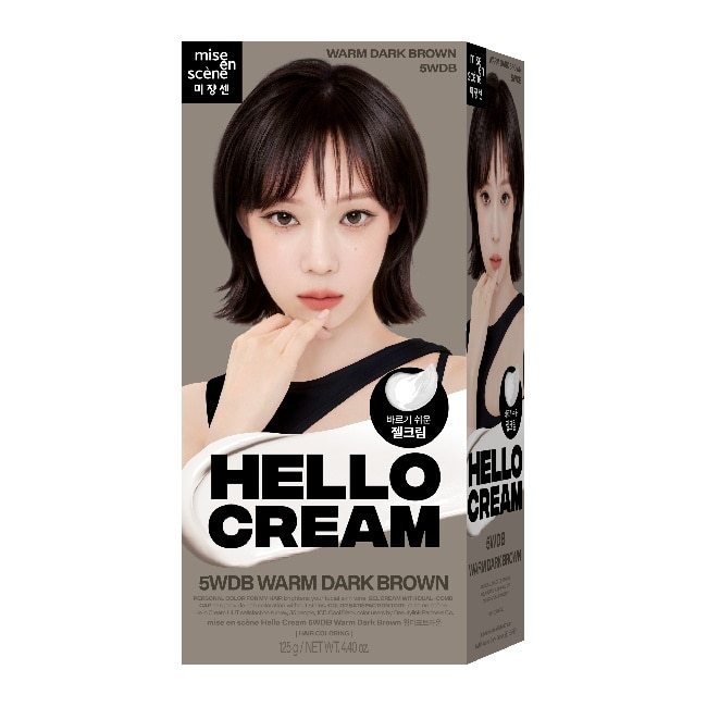 魅尚萱HELLO CREAM染髮霜 5WDB 奶茶栗棕