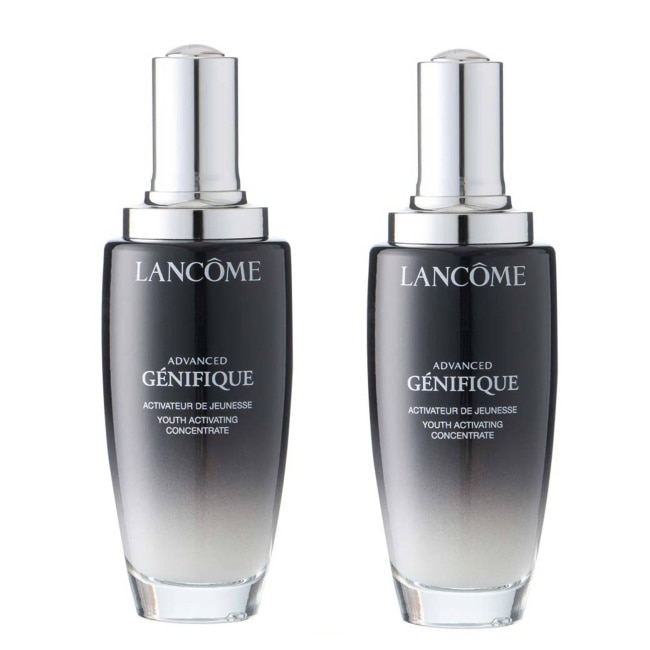 【LANCOME 蘭蔻】超未來肌因賦活露100ml 二入組 國際航空版 (小黑瓶)