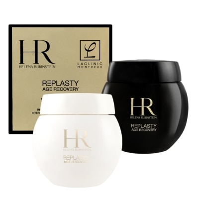 HELENARUBINSTEIN Helena Rubinstein 赫蓮娜 黑白繃帶修護乳霜套組(黑繃帶50ml+白繃帶50ml)_國際航空版