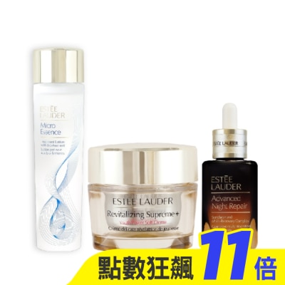 ESTEE LAUDER 雅詩蘭黛 ESTEE LAUDER雅詩蘭黛 年輕金三角美肌組(小棕瓶+膠原霜+原生露)_專櫃公司貨