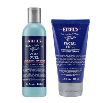 KIEHL’S 契爾氏 KIEHL’S契爾氏 極限男性活膚雙星組(潔面露250ml+活膚乳液125ml)_國際航空版
