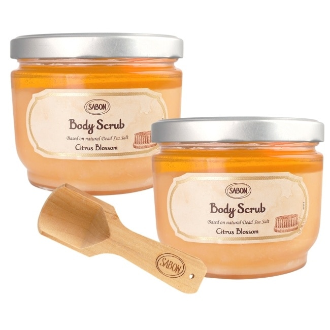 SABON 橙花漫舞身體磨砂膏(600g) 2入組 附木匙【短效良品2026/02】_國際航空版