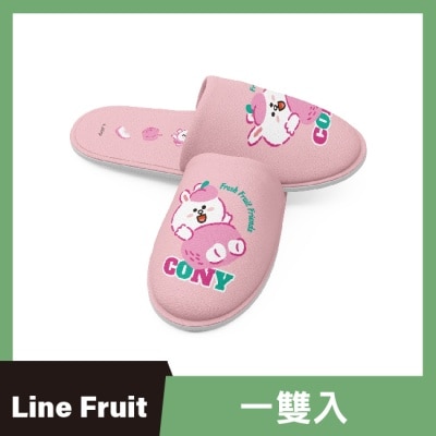 WATSONS 屈臣氏室內拖鞋-粉(L) (LINE FRIENDS)