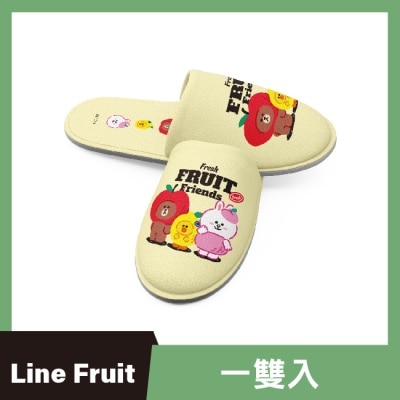 WATSONS 屈臣氏室內拖鞋-黃(M) (LINE FRIENDS)