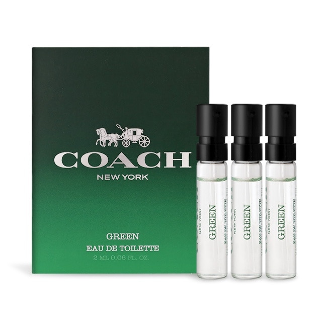 COACH 時尚都會淡香水(2ml)X3 EDT-隨身針管試香