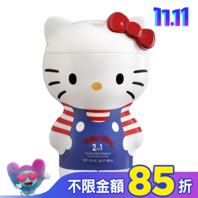 Hello Kitty Hello Kitty 凱蒂貓2合1沐浴洗髮精400ml