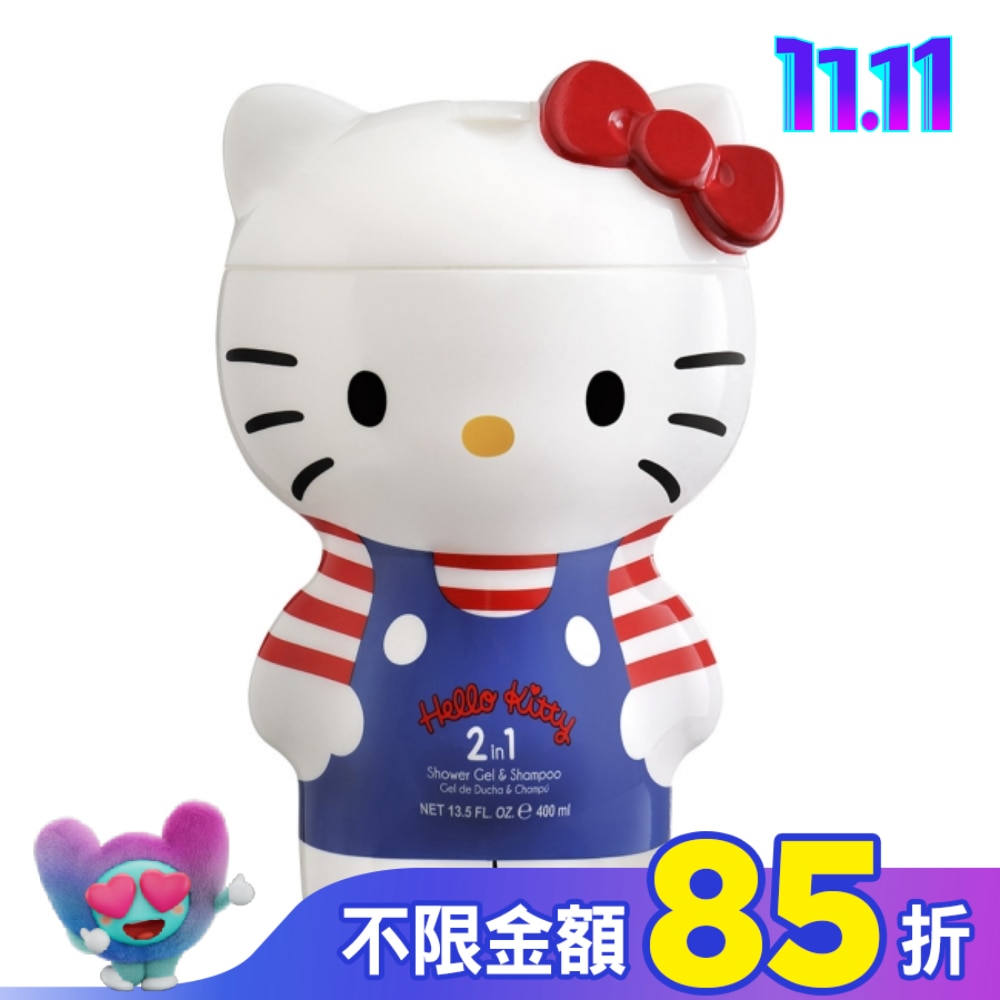 Hello Kitty 凱蒂貓2合1沐浴洗髮精400ml