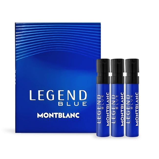 MONTBLANC 萬寶龍 傳奇紳藍淡香精(1.2ml)X3-香水隨身針管試香