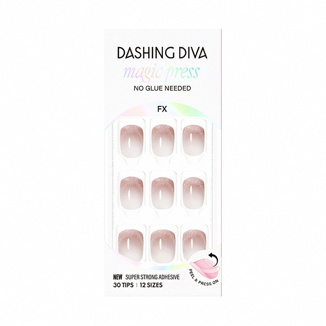 Dashing Diva/F 時尚潮流美甲片-蜜桃漸層-30片