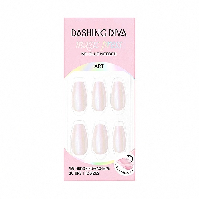 Dashing Diva/M 薄型經典美甲片-緞面極光-30片