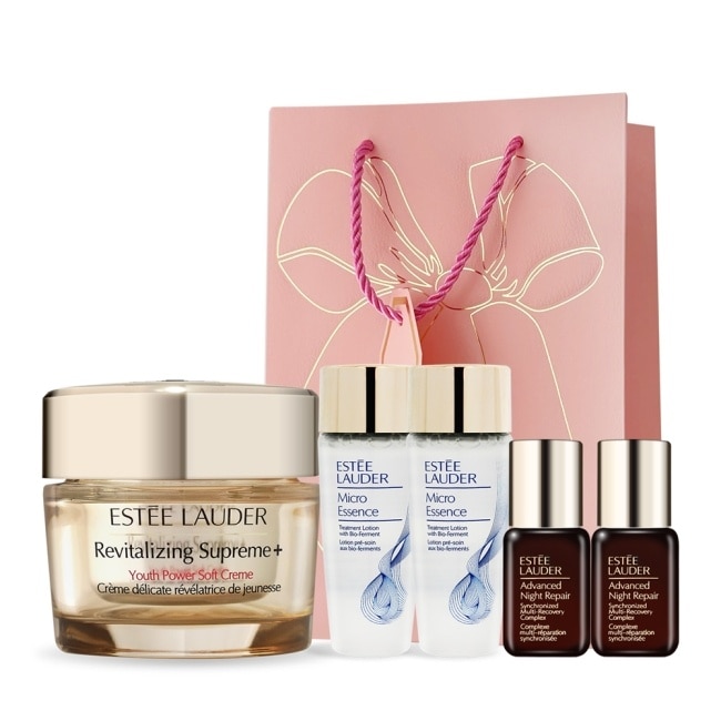 ESTEE LAUDER 雅詩蘭黛 經典金三角保養修護組[膠原霜75ml+原生露30mlx2+特潤7mlx2]