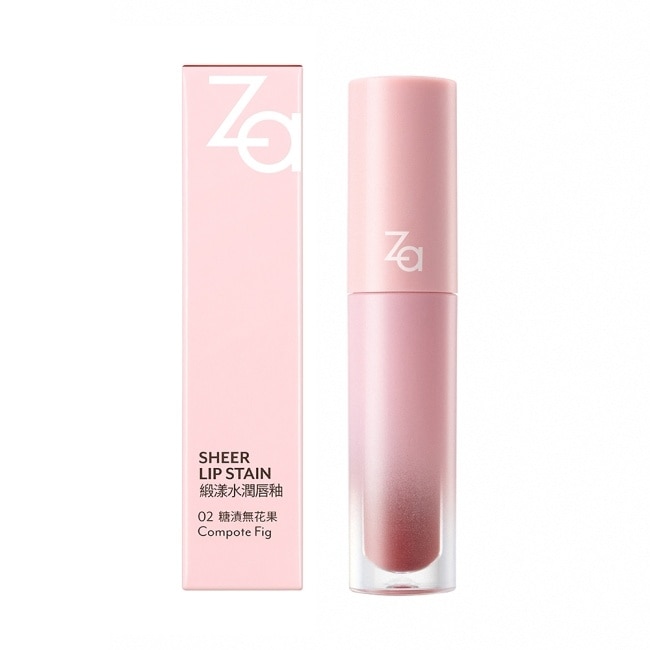 Za緞漾水潤唇釉 02糖漬無花果 image