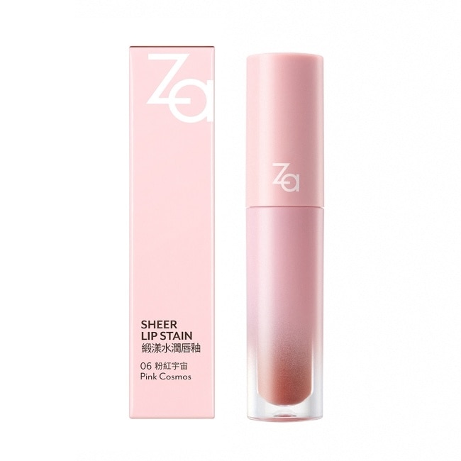Za緞漾水潤唇釉 06粉紅宇宙