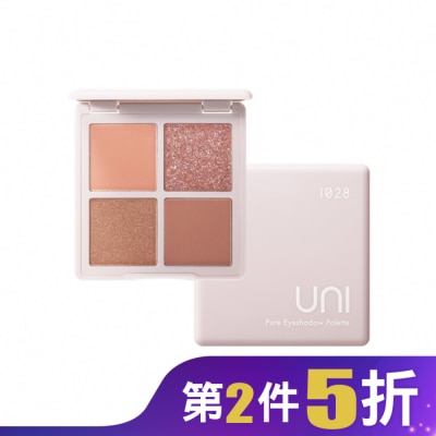 1028 1028 UNI 氧氣系純淨四色眼彩盤 慕斯粉