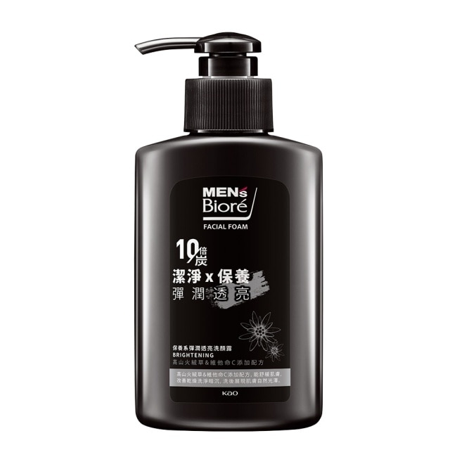 MENs Biore 保養系彈潤透亮洗顏露 150g