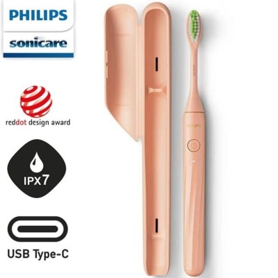 PHILIPS Philips飛利浦 攜帶式旅行盒電動牙刷HY1200 粉色