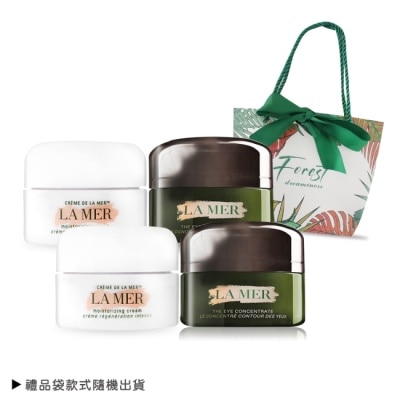 LA MER LA MER 海洋拉娜 全能眼霜入門組[濃萃修復眼霜5mlx2+乳霜3.5mlx2]