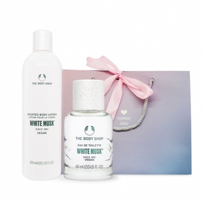 THE BODY SHOP - THE BODY SHOP 白麝香女神香氛組[潤膚乳40ml+淡香水60ml]-國際航空版 image