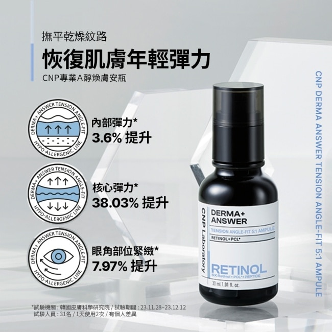 CNP 專業A醇煥膚安瓶 30ML