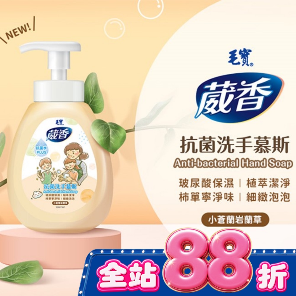 毛寶葳香抗菌洗手慕斯300g image