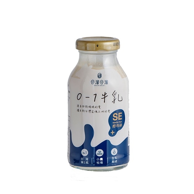 【谷溜谷溜】0-1活性硒牛乳200mlx24罐/箱
