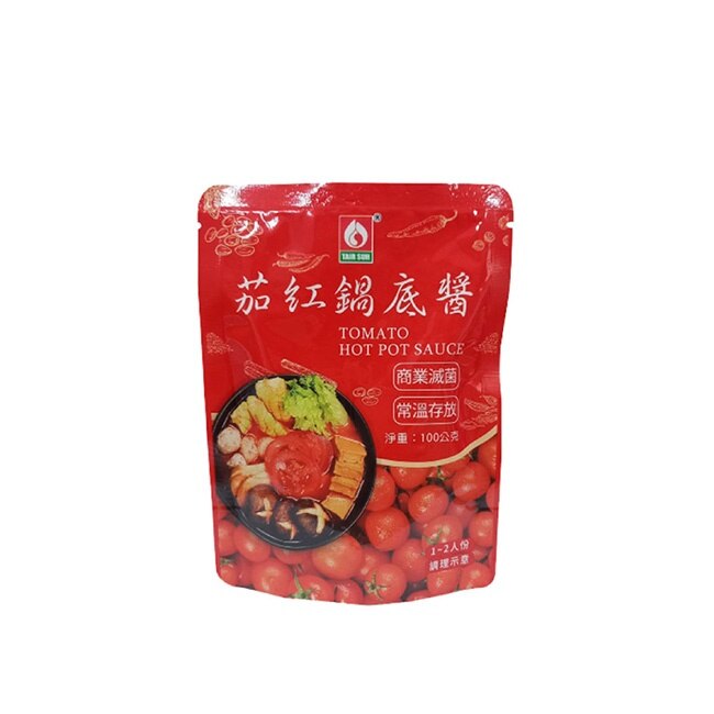 【台塑讚】茄紅鍋底醬x6包(100g/包)