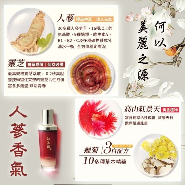 【詩美諾】全效賦活寵愛組-全能精華乳100ml+人蔘修護霜60ml