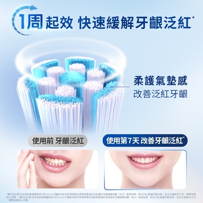 Oral B iO2微震科技電動牙刷(玫瑰粉)